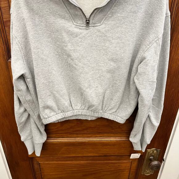 FP Free People Movement Valley Girl Sweatshirt size XS NWT's $98 Heather Gray - Picture 3 of 11